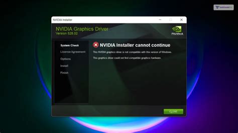 GeForce NVIDIA Download Error 的图像结果