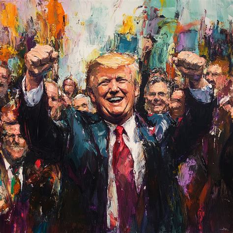 Donald Trump Portrait Painting, Painting by Yass | ArtMajeur by YourArt