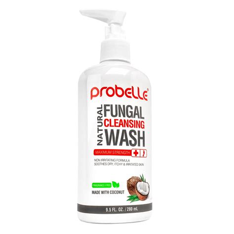 Buy Probelle Natural Fungal Cleansing Wash, Maximum Strength Formula ...