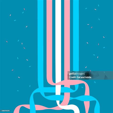 Transgender Flag Color Ribbons High-Res Vector Graphic - Getty Images