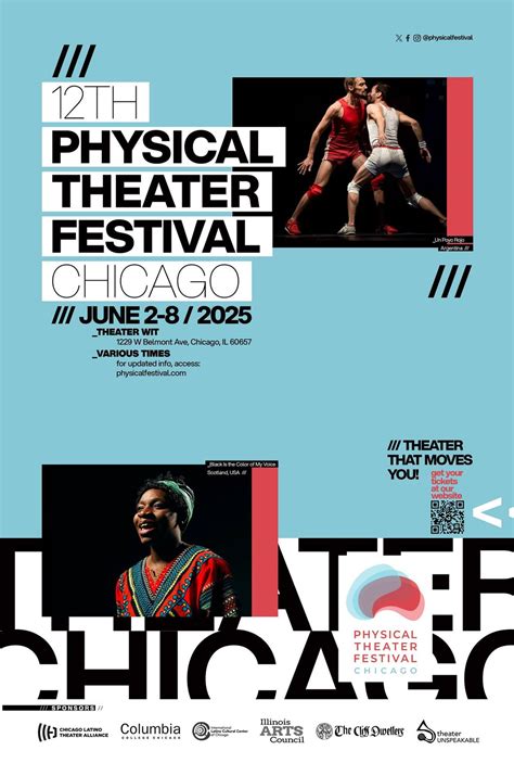 Physical Theater Festival Chicago 2025, Theater Wit, Chicago, 2 June to ...