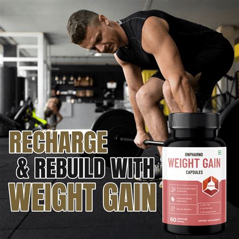 Weight Gain Capsules | Ayurvedic Weight Gainer, Increase Muscle Mass ...