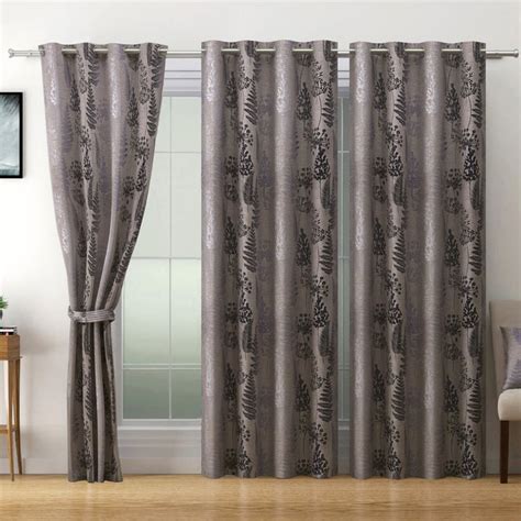 Buy SWAYAM Zinnia Set of 2 Printed Room-Darkening Door Curtains - 7ft ...