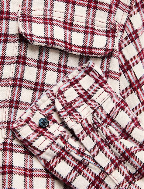 Buy Pure Cotton Micro Checked Shirt (6-16 Yrs) at Marks & Spencer