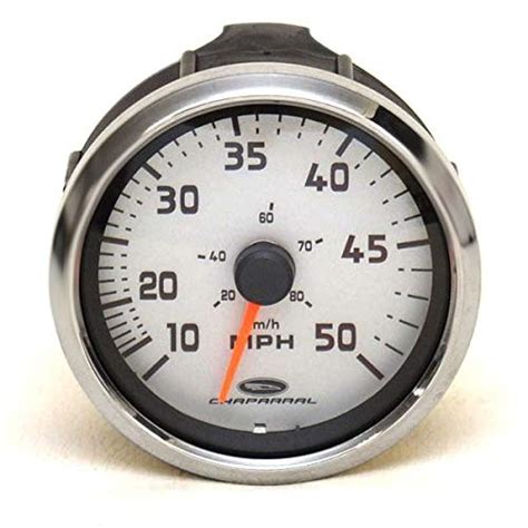Faria Boat Speedometer Gauge Sek032A | Chaparral 3 1/4 Inch Silver ...