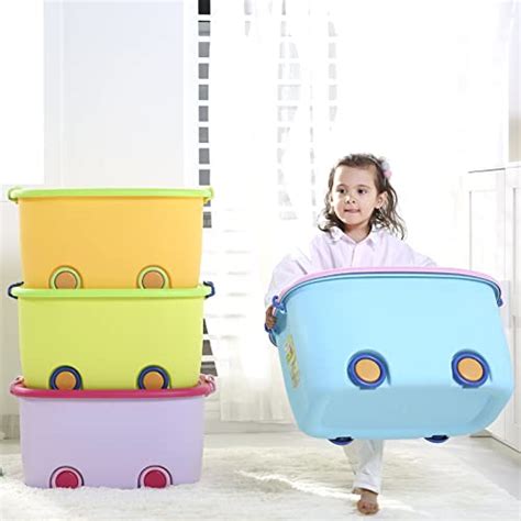 PARASNATH Rolling Storage Container Box Set of 5-25 Litre each (Multi ...