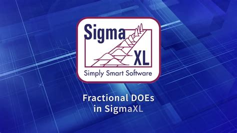 Image result for Design of Experiments Using SigmaXL