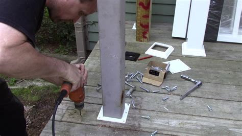 How To Install Vinyl Deck Stair Railing