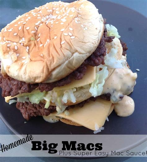 Homemade Big Mac Recipe Plus Super Easy Mac Sauce | Busy Budgeter