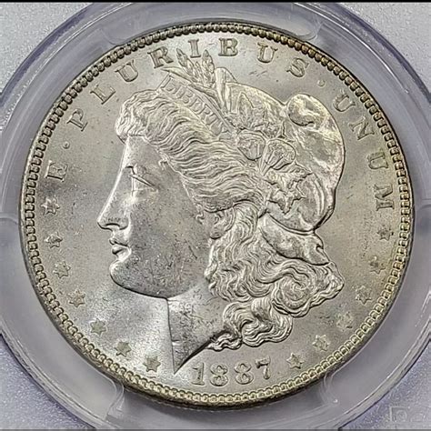 1887 Morgan Silver Dollar PCGS MS-64+ - Old Pueblo Coin