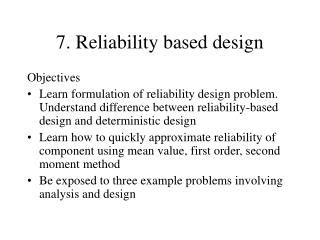 Image result for Reliability Based Design