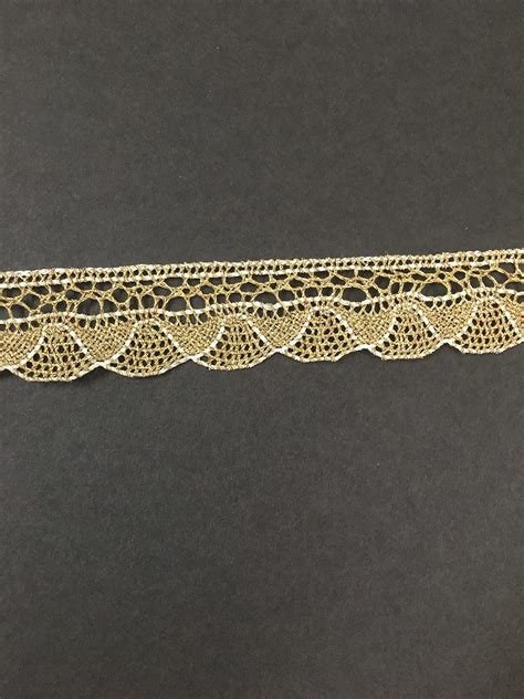 DaSync Sync Golden Crochet Croshia Lace And Border Material For Trims ...