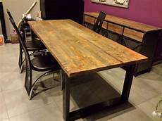 table salle a manger style industriel table de salle 224 manger style industriel acier et bois table salle a manger style industriel table de salle 224 manger style industriel acier et bois