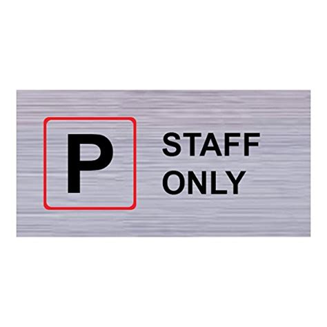 Door Sign I Staff only I Multi Use Office Sign I Parking I Entry I Wash ...