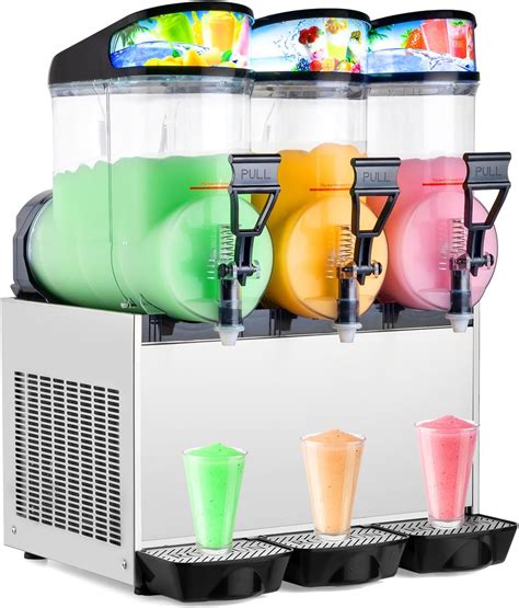 ROVSUN Commercial Slushy Machine, 15L X 3 Tanks India | Ubuy