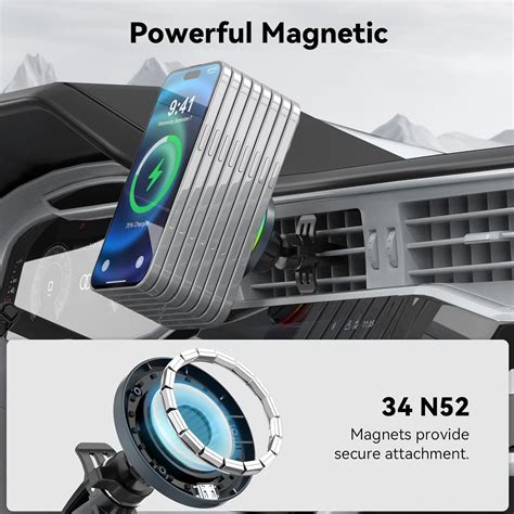 SHILIU-for Magsafe Car Mount Charger with Cigarette Lighter Adapter ...