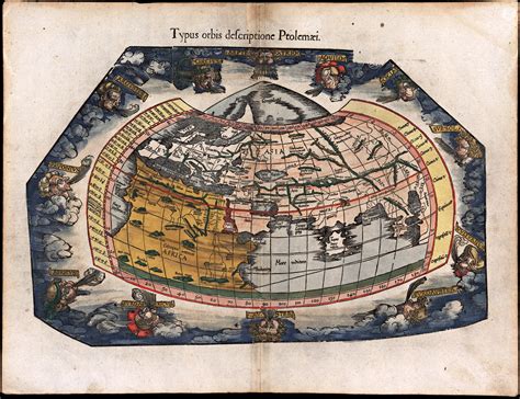 Ancient World Maps: World Map 16th Century