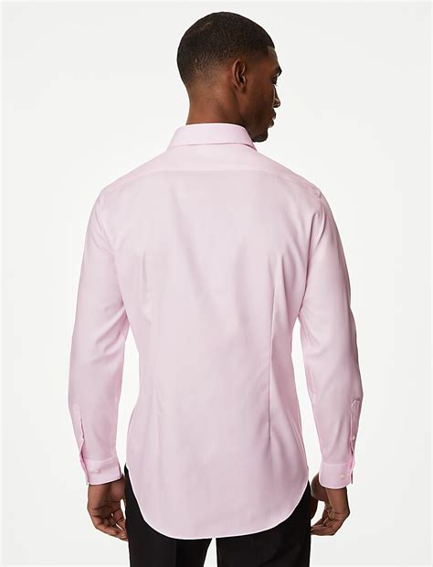 Buy Slim Fit Non Iron Pure Cotton Twill Shirt at Marks & Spencer