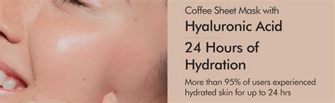 mCaffeine Green Tea & Coffee Sheet Masks with Vitamin C, Hyaluronic ...