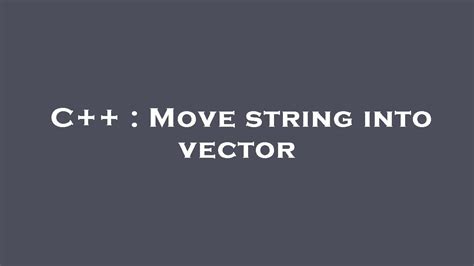 Image result for How Works Vector String Function C