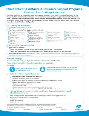 Pfizer RxPathways Group B Medicines Enrollment Form - Fill Out, Sign ...
