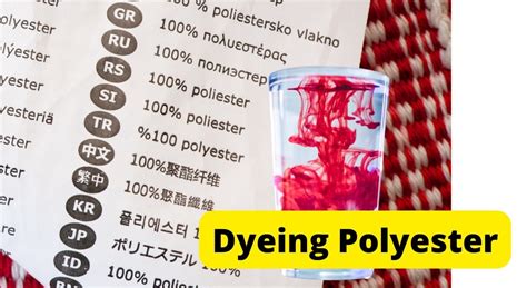 Image result for How to Dye Polyester