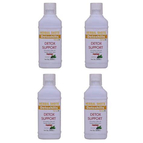 Buy Herbal Hills Detoxhills Herbal Shots (500 ml (Pack of 4)) Online at ...