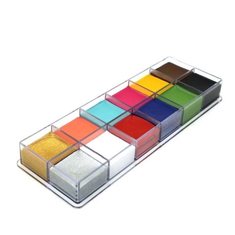 Buy Face & Body Paint12 Color Palette (Basic) - Face, Body, SFX Makeup Palette, Special Effects ...