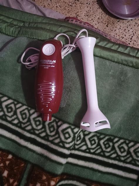 Buy Maharaja Whiteline Plastic Speedmix Super Plus Hand Blender, 250W ...