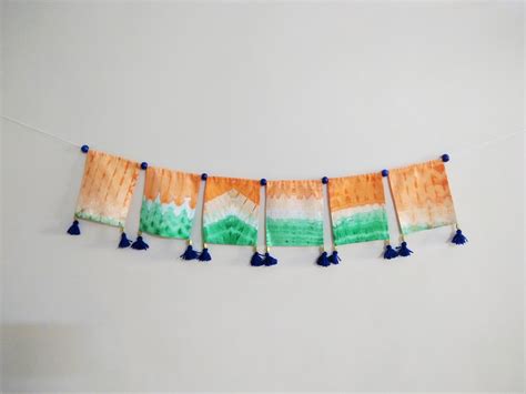 Tie And Dye Flags Decor With Tricolour | Hobby Ideas