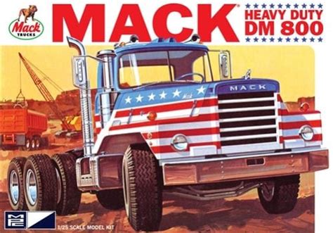 Round2 1/25 Mack DM800 Semi Tractor Plastic Model, Color: Multicolor ...
