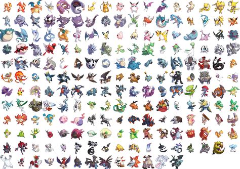Pokemon Crystal Pokedex Sprites