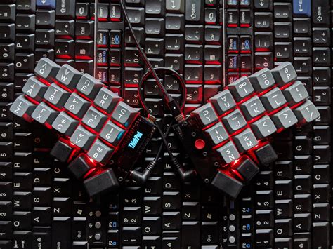 Image result for Split Keyboard with TrackPoint