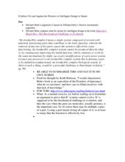 Image result for Intelligent Design Evidence