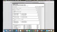 Chrysler Vin Decoder by 1981 93 Dodge Truck Vin Decoder Chrysler Vin Decoder