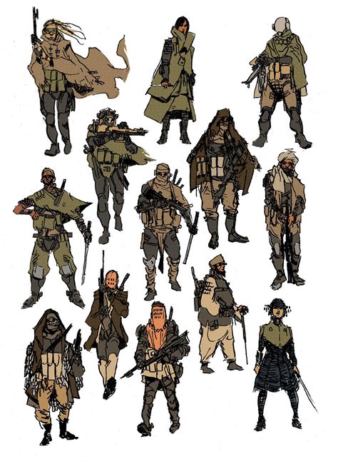 Post-Apocalyptic Fashion | Sci fi concept art, Character design, Post ...
