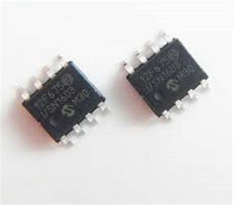 PIC12F675 Microcontroller - SMD Package, 8-Bit CMOS, Blank (No Pre ...