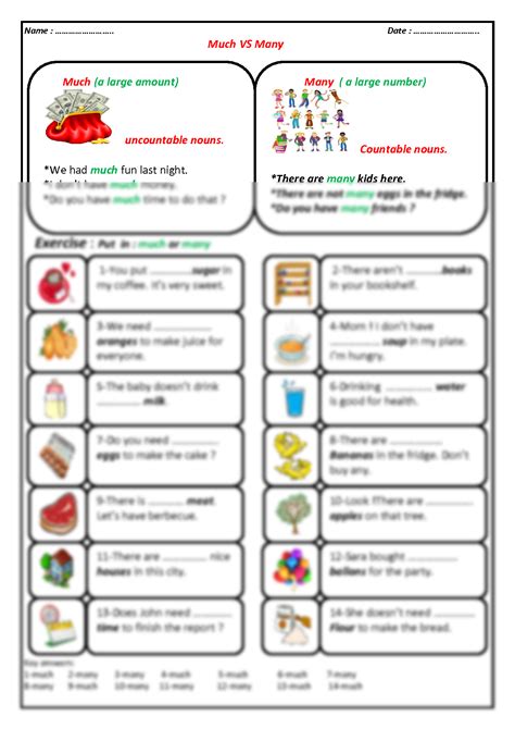 Much many a lot of worksheets for kids | Samokatschool.ru
