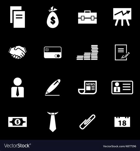 Business Icon White 的图像结果