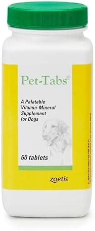 Buy Pet-Tabs Vitamin Mineral Supplement - 60 Tablets Online at Low ...