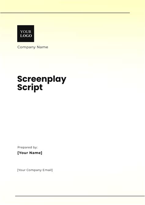 Image result for Screenwriting Template
