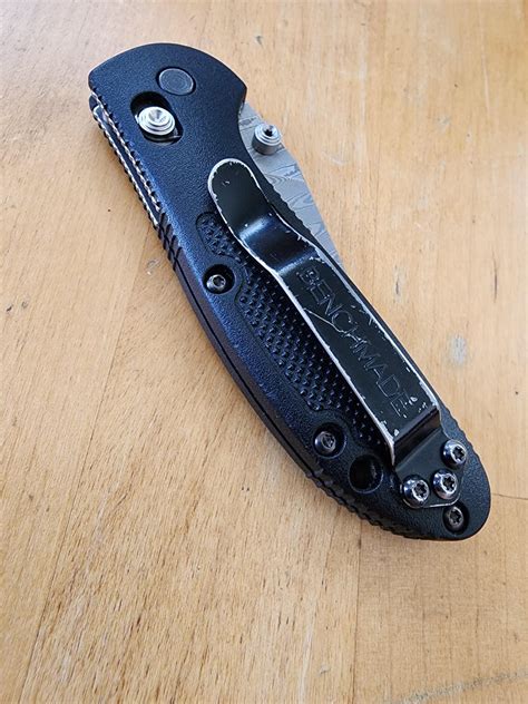 A slightly fancy Mini Griptilian. : r/benchmade