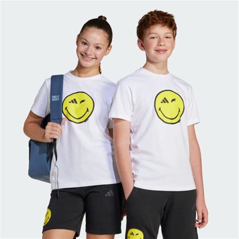 adidas x Smileyworld Graphics Tee Kids - White | adidas India