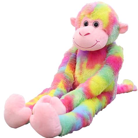 Buy Follure?Colour Long Tail Monkey Plush Huggable Deluxe Furry Critter ...