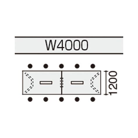 コクヨ 会議テーブル WT400 角形 配線有 W40－KW4012PH－PMP11 会議テーブル（T字脚） 1台の通販｜カウネット