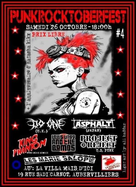 PUNKROCKTOBERFEST #4...concerts et anniv de natasha kikx, Villa mais d ...