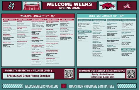 Uark Academic Calendar 2026 - Academiccalendars.net
