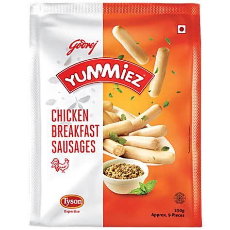 Buy Real Good Yummiez Breakfast Sausages 250 gm Online at Best Price ...