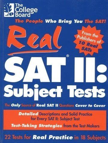 Buy Real SAT II: Subject Tests: 2nd Edition Book Online at Low Prices ...